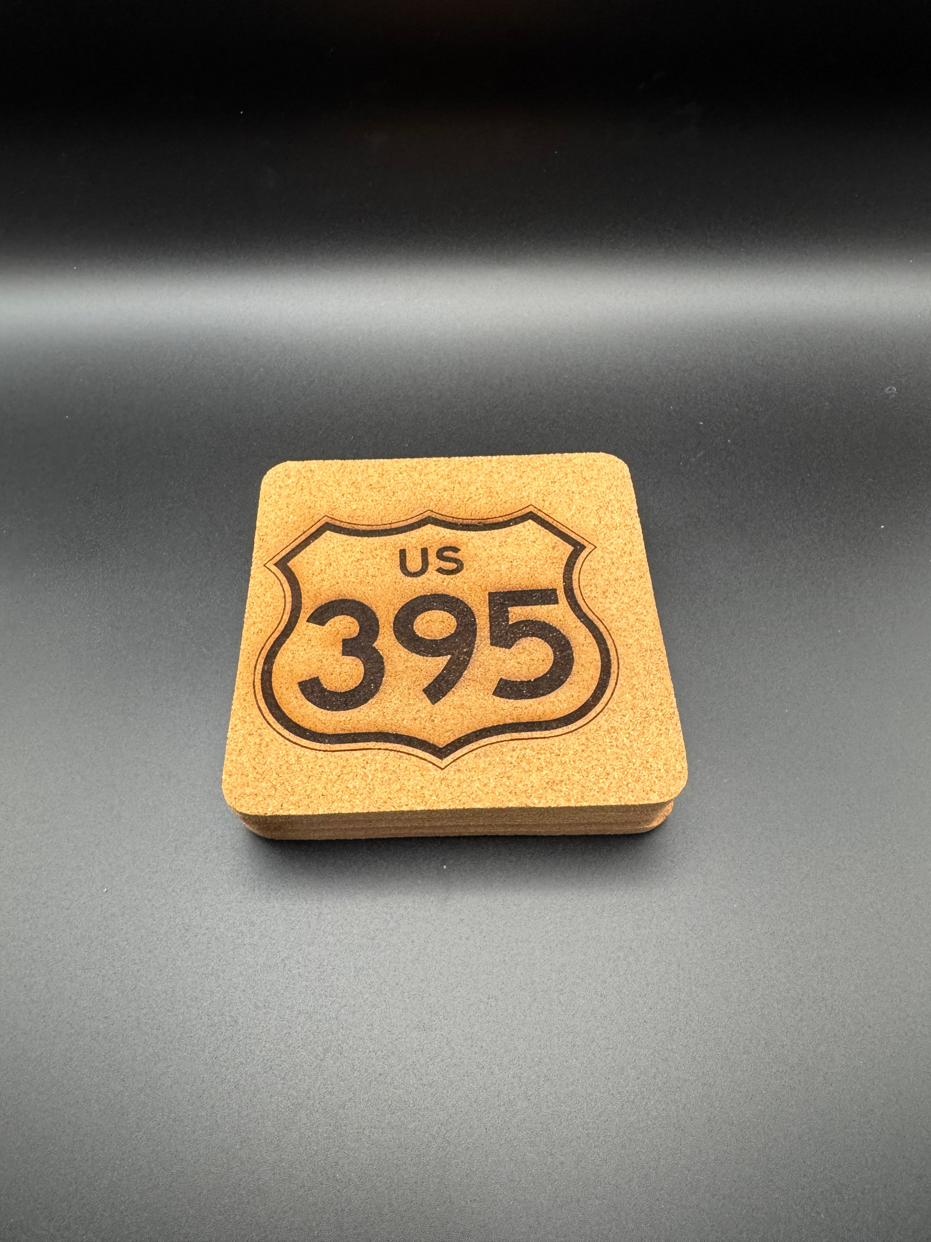 395 cork coaster set