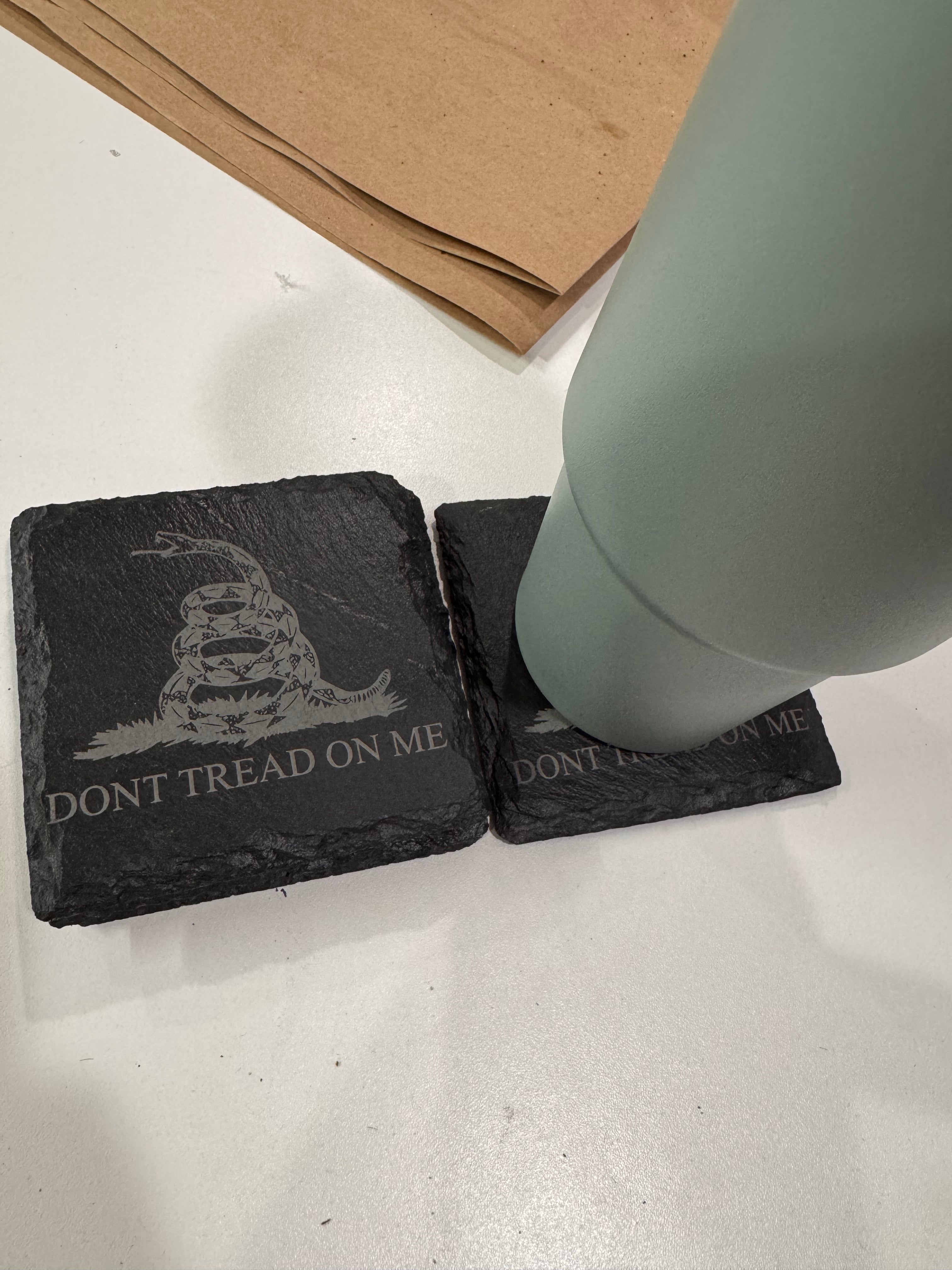 Don’t tread on me coaster set