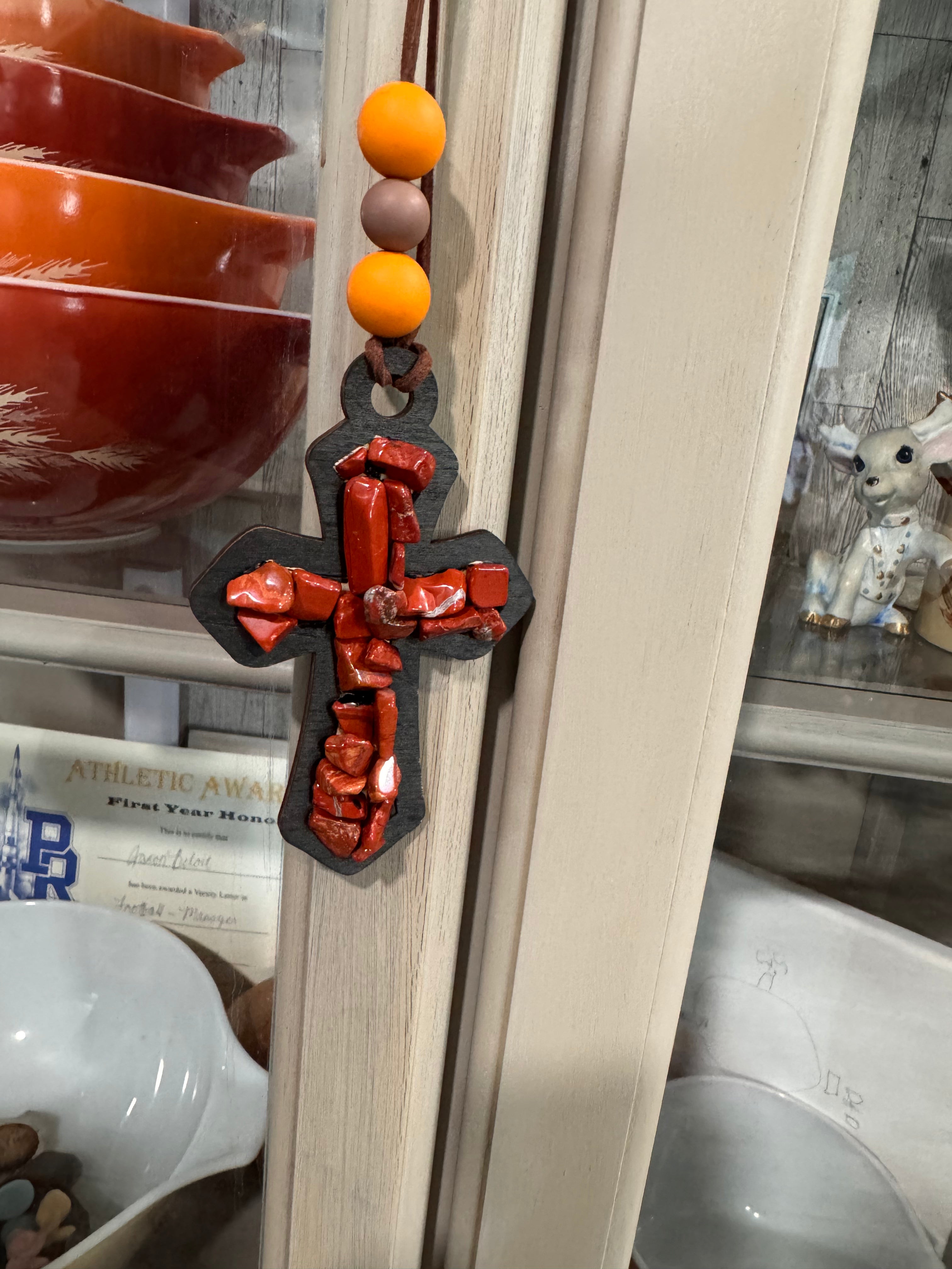 Cross Car Charm