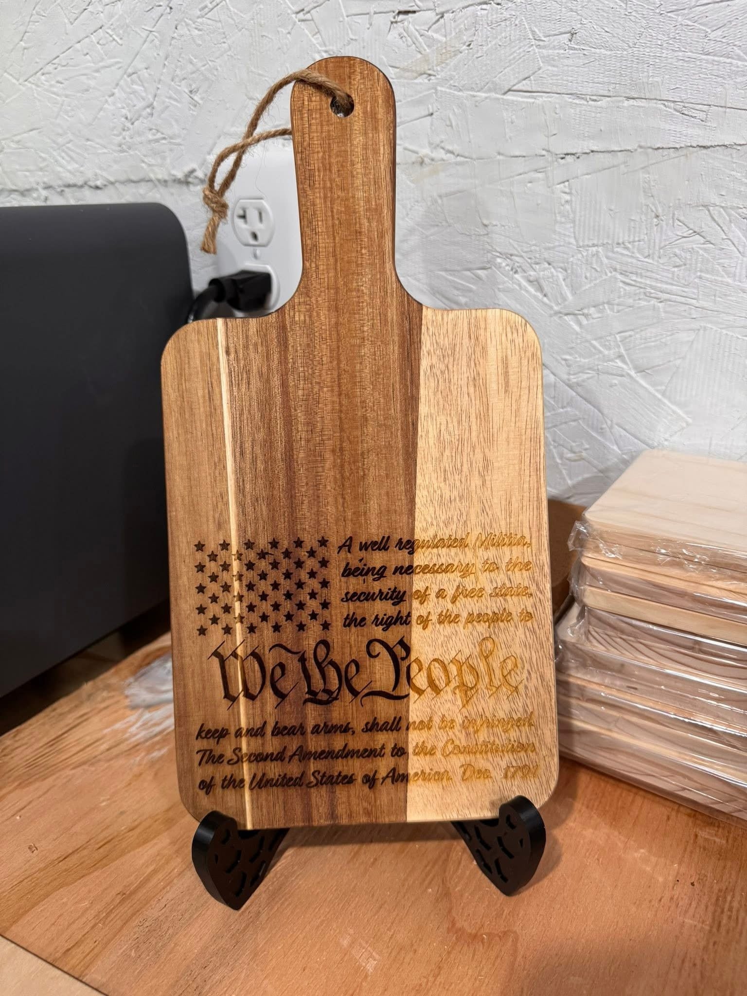 2nd Amendment cutting board