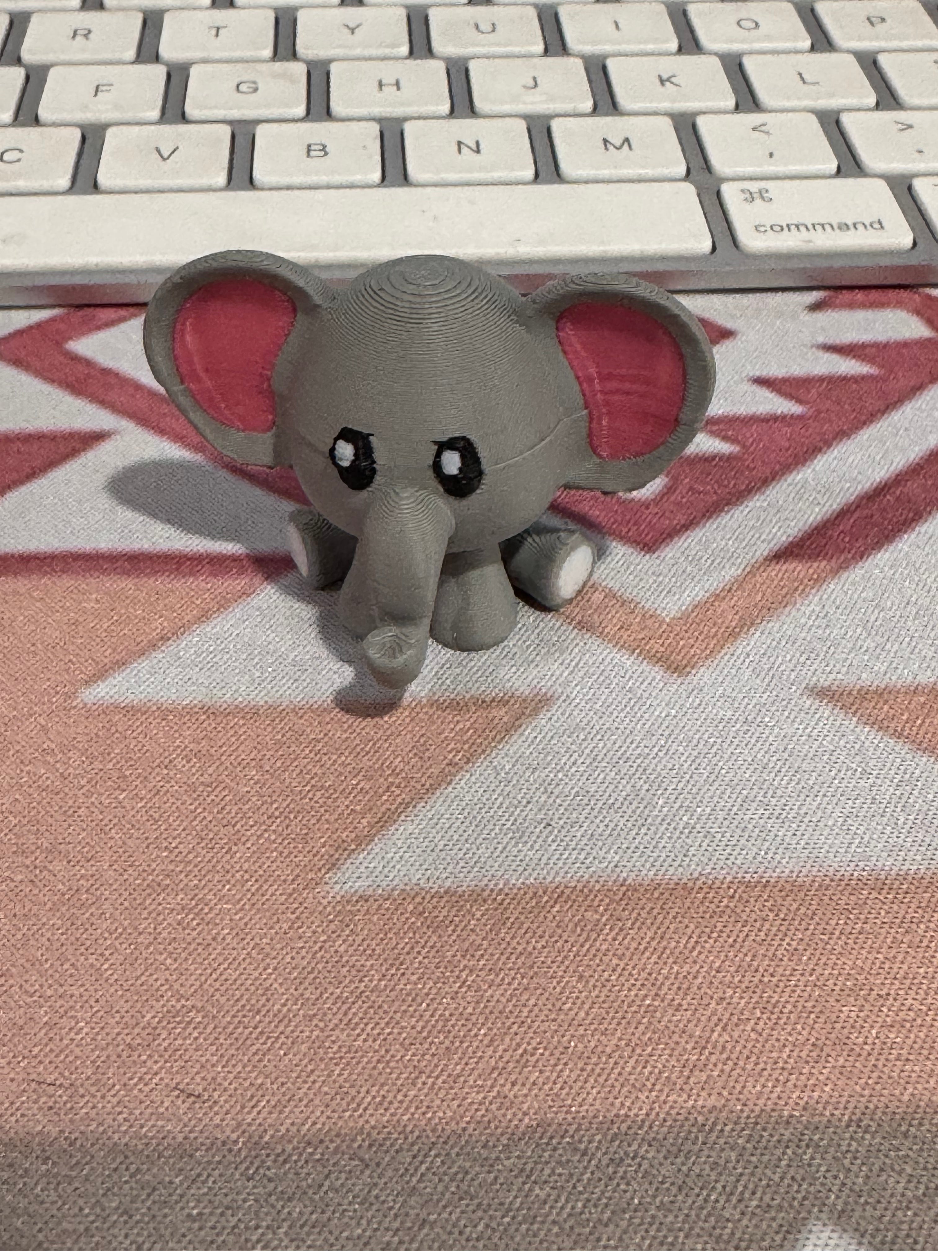 3D printed elephant
