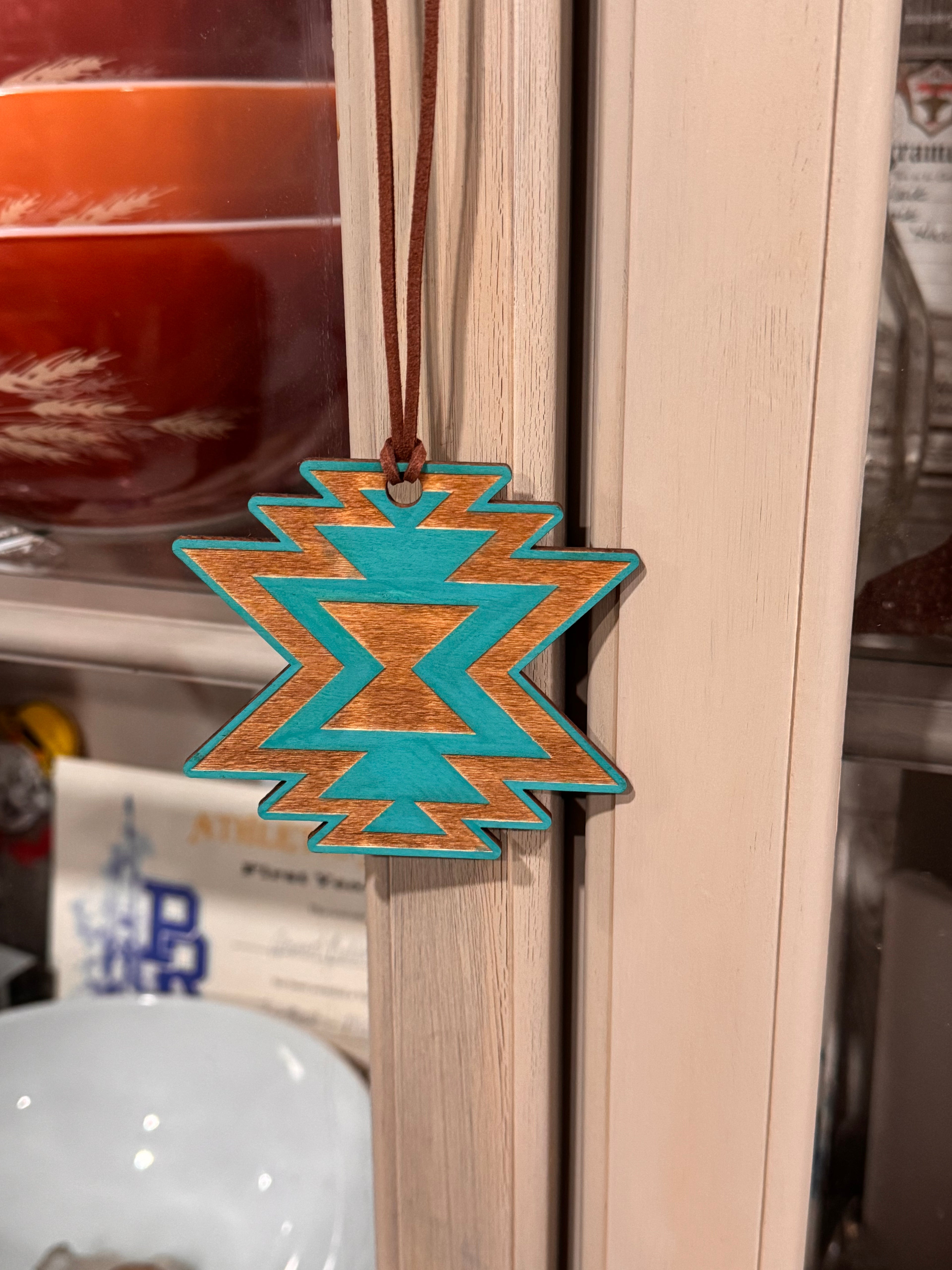 Turquoise #2 Car Charm